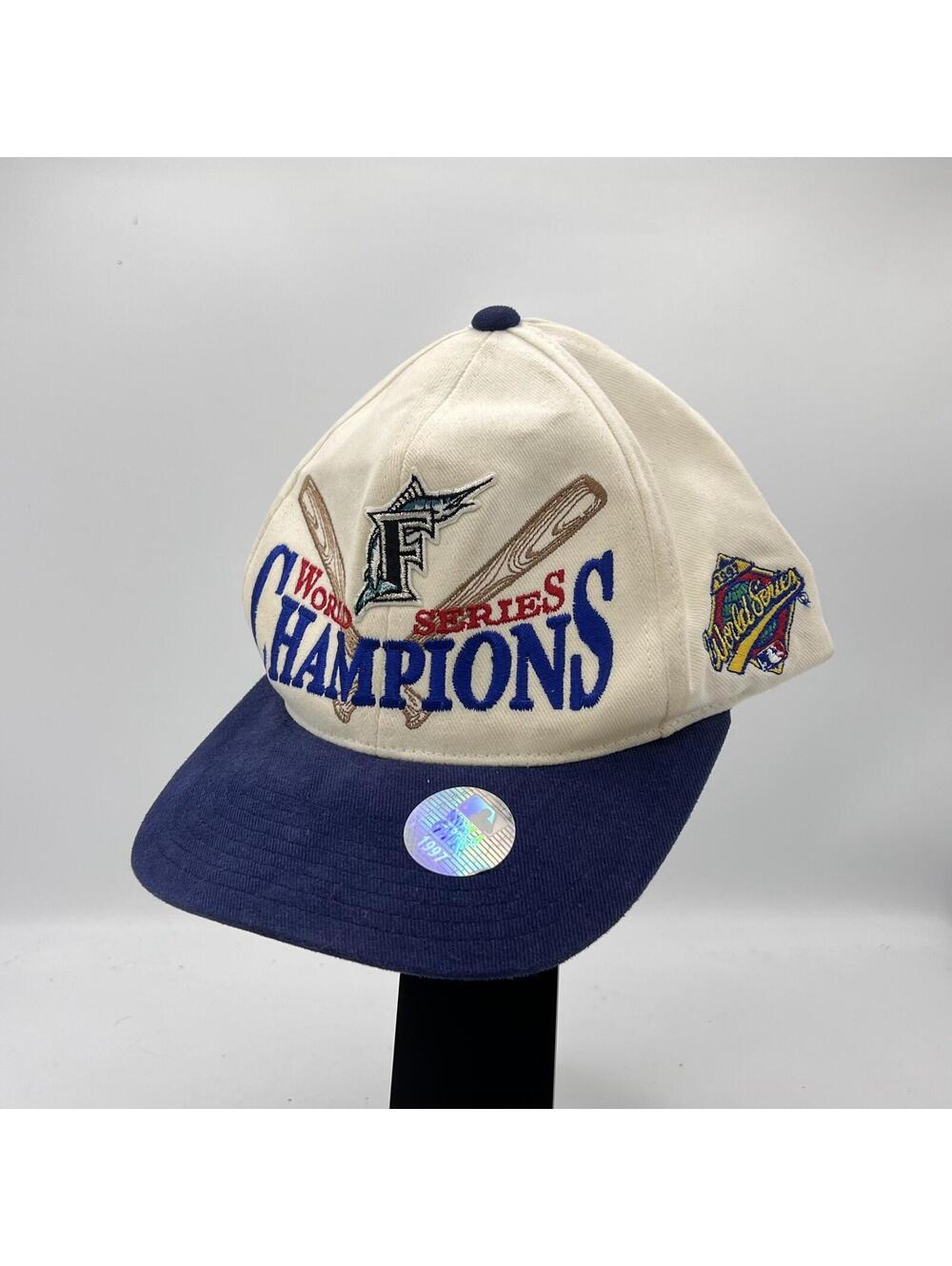 Vintage Florida Marlins World Series Champions Starter Snapback